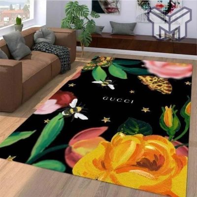 Gucci bee luxury area rug for living room bedroom carpet home decorations mat