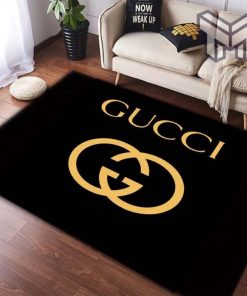 Gucci black luxury area rug for living room bedroom carpet home decorations mat