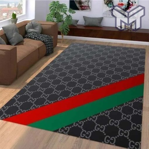 Gucci black luxury area rug for living room bedroom carpet home decorations mat type02