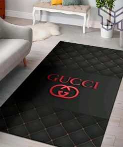 Gucci black luxury area rug for living room bedroom carpet home decorations mat type04