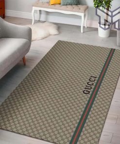 Gucci brown luxury area rug for living room bedroom carpet home decorations mat type 2