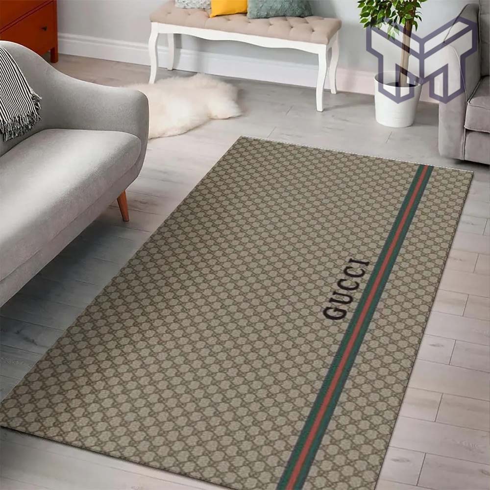 Gucci brown luxury area rug for living room bedroom carpet home decorations mat type 2