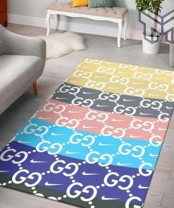 Gucci colorful luxury area rug for living room bedroom carpet home decorations mat type01