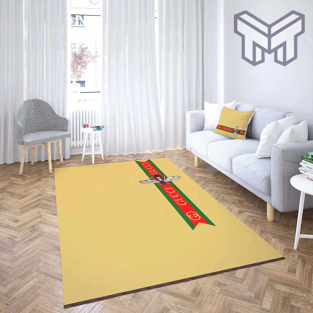 Gucci dragonfly luxury area rug for living room bedroom carpet home decorations mat type 2