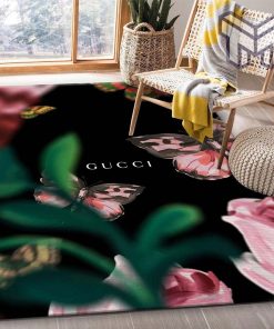 Gucci flower luxury area rug for living room bedroom carpet home decorations mat type 2
