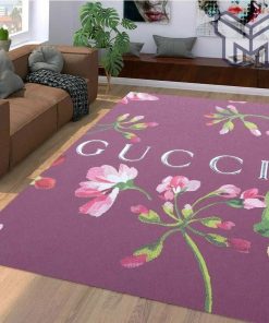 Gucci flower luxury area rug for living room bedroom carpet home decorations mat type 3