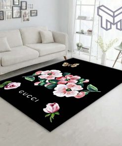 Gucci flower luxury area rug for living room bedroom carpet home decorations mat type 4