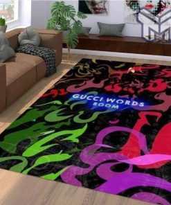 Gucci inspired luxury area rug for living room bedroom carpet home decorations mat