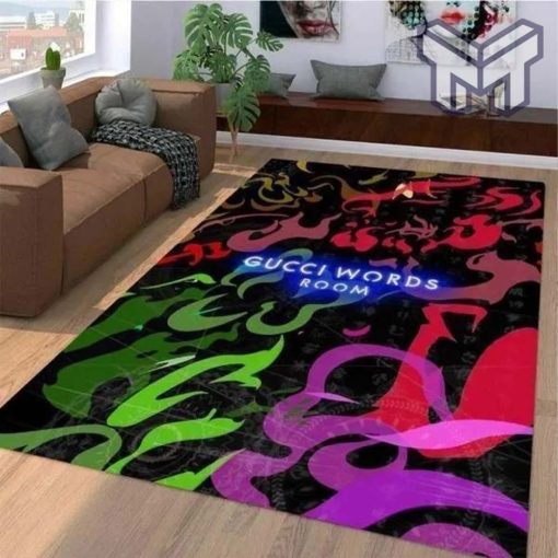 Gucci inspired luxury area rug for living room bedroom carpet home decorations mat