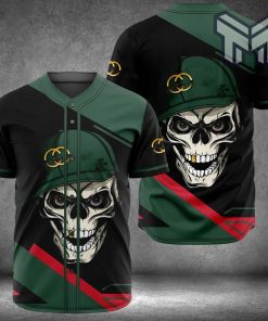 Gucci skull baseball jersey shirt luxury clothing clothes sport for men women hot 2023