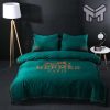 Hermes Bedding Set, Hermes Dark Green Luxury Brand Premium Bedding Set Bedspread Duvet Cover Set Home Decor