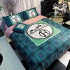 Hermes Bedding Set, Hermes Premium Logo Luxury Brand Bedding Set Home Decor