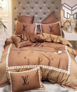 Louis Vuitton Amazing Logo Brand Bedding Set Bedspread Duvet Cover Set Home Decor