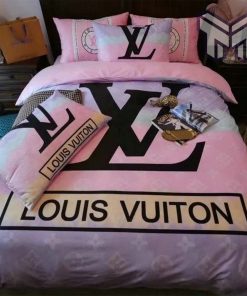 Louis Vuitton Bedding Set, Louis Vuitton Amazing Bedding Set, Bedspread, Duvet Cover Set, Home Decor