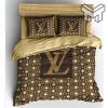 Louis Vuitton Amazing Luxury Fashion Brand Bedding Set Bedspread Duvet Cover Set