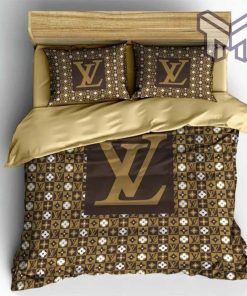 Louis Vuitton Amazing Luxury Fashion Brand Bedding Set Bedspread Duvet Cover Set