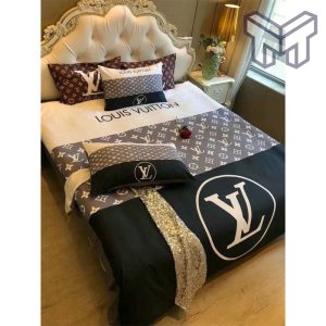 Louis Vuitton Bedding Set, Louis Vuitton Olive Bedding Set, Duvet Cover  Home Decor - Muranotex Store