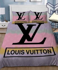 Louis Vuitton Bedding Set, Louis Vuitton Bedspread, Duvet Cover Set Home Decor