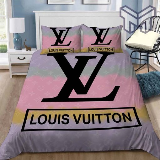 Louis Vuitton Bedding Set, Louis Vuitton Bedspread, Duvet Cover Set Home Decor