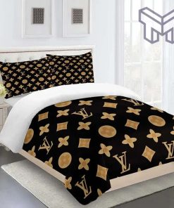 Louis Vuitton Bedding Set, Louis Vuitton Fashion Logo Limited Luxury Brand Bedding Set Home Decor 15