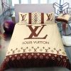 Louis Vuitton Bedding Set, Louis Vuitton New Bedspread, Duvet Cover Set, Home Decor