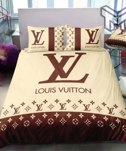 Louis Vuitton Bedding Set, Louis Vuitton New Bedspread, Duvet Cover Set, Home Decor