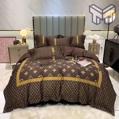 Louis Vuitton Bedding Set,LV Bedding Set, Bedspread, Duvet Cover Set Home Decor