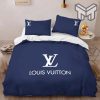 Louis Vuitton Bedding Set,Louis Vuitton Blue Bedding Set, LV Home Decor