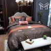 Louis Vuitton Bedding Set,Louis Vuitton Brown Luxury Brand Bedding Set Duvet Cover Home Decor