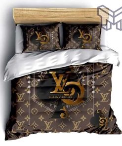 Louis Vuitton Bedding Set,Louis Vuitton Card Bedding Set, Duvet Cover, Bedspread, Home Decor