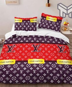 Louis Vuitton Bedding Set,Louis Vuitton Paris Bedspread, Duvet Cover Set Home Decor