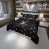 Louis Vuitton Black Bedding Set,Bed Sets, Bedroom Sets, Comforter Sets, Duvet Cover, Bedspread Home Decor