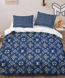 Louis Vuitton Bedding Set, Bedding Set LV, Bedspread, Home Decor