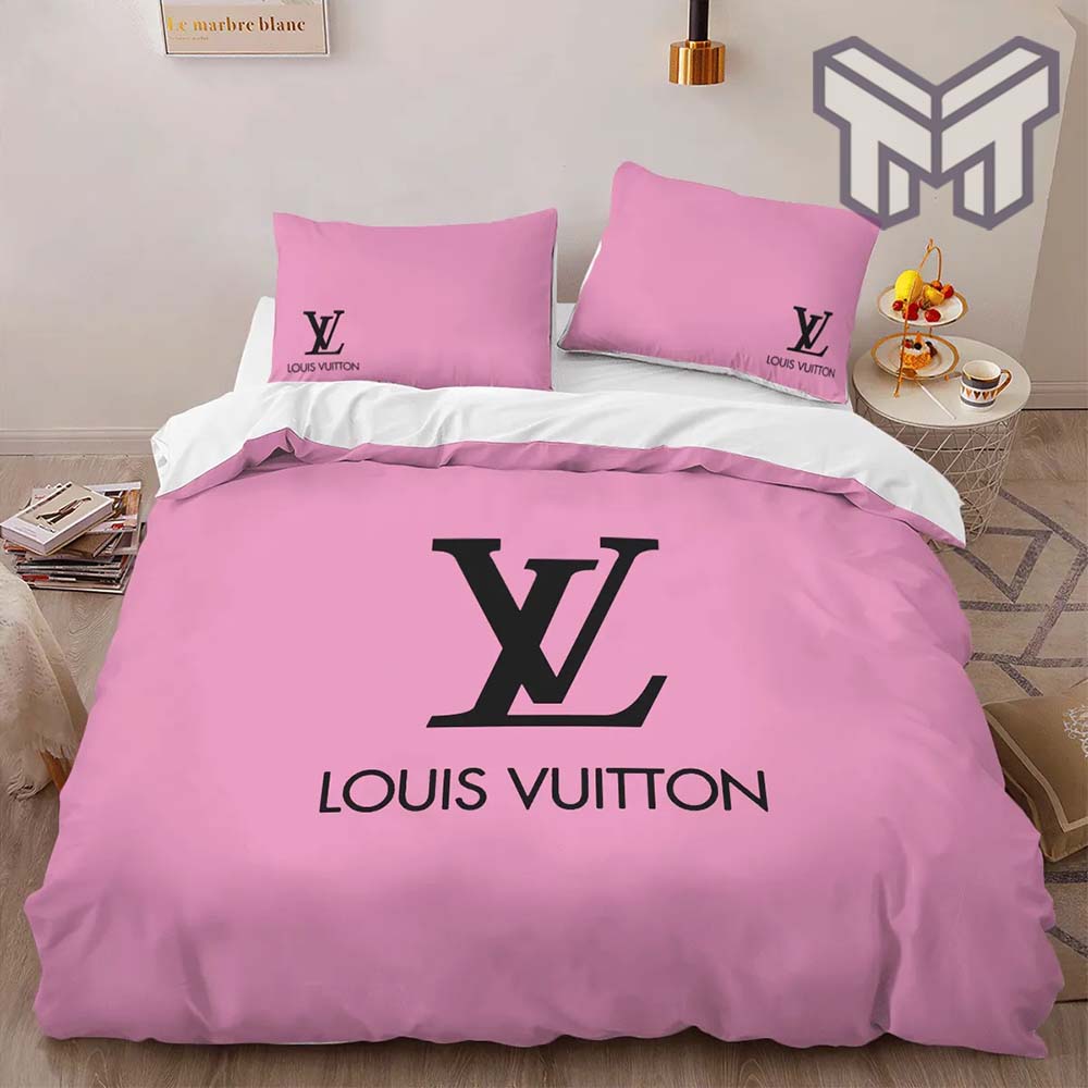 Louis Vuitton Bedding Set, Louis Vuitton Pinky Bedding Set, LV Home Decor -  Muranotex Store