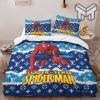 Louis Vuitton Spider Man Luxury Brand High-End Bedding Set LV Home Decor