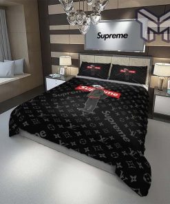 Louis Vuitton Supreme Brand Tokyo Luxury Brand Bedding Set Duvet Cover Bedspread Home Decor