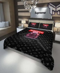 Louis Vuitton Supreme Star Wars Darth Vader Luxury Brand Bedding Set Duvet Cover Bedspread Home Decor