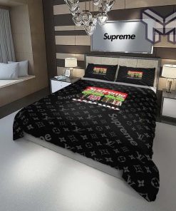 Louis Vuitton Supreme Teenage Mutant Ninja Turtles Luxury Brand Bedding Set Duvet Cover Bedspread Home Decor