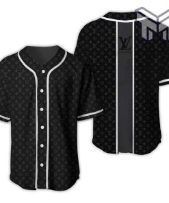 Louis vuitton black baseball jersey shirt lv luxury clothing clothes sport for men women hot 2023 Type03