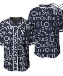 Louis vuitton blue baseball jersey shirt luxury lv clothing clothes sport for men women hot 2023