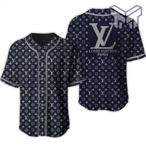 Louis vuitton blue baseball jersey shirt lv luxury clothing clothes sport for men women hot 2023 Type02