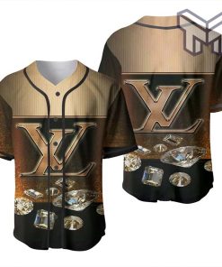 Louis vuitton diamond baseball jersey shirt lv luxury clothing clothes sport for men women hot 2023