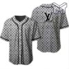 Louis vuitton grey baseball jersey shirt lv luxury clothing clothes sport for men women hot 2023