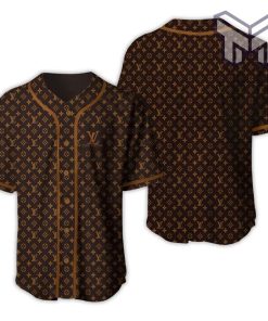 Louis vuitton monogram baseball jersey shirt lv luxury clothing clothes sport for men women hot 2023 Type01