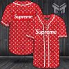 Louis vuitton supreme baseball jersey shirt lv luxury clothing clothes sport for men women hot 2023