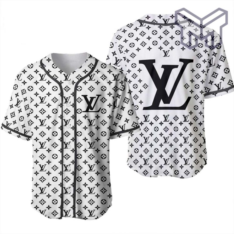 Louis Vuitton Yellow And Black Baseball Jersey Clothes Sport