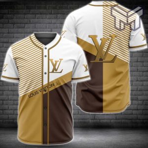 Louis vuitton milky baseball jersey shirt lv luxury clothing clothes sport  for men women hot 2023 - Muranotex Store