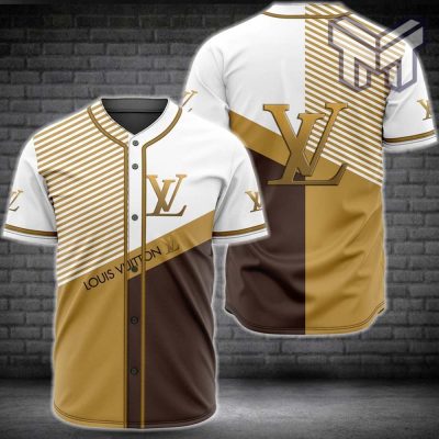 Louis vuitton white baseball jersey shirt lv luxury clothing clothes sport outfit for men women hot 2023