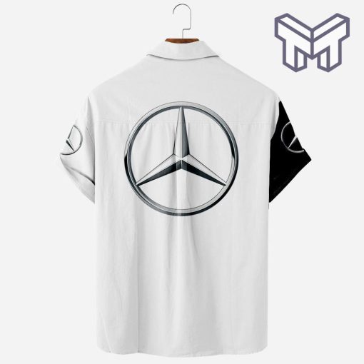 Mercedes AMG Racing Car Apparel Mercedes AMG Racing Car Hawaiian Shirt