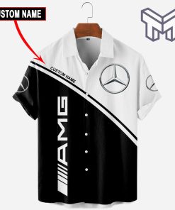 Mercedes AMG Racing Car Apparel, Mercedes AMG Racing Car Custom Hawaiian Shirt